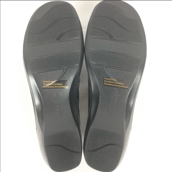 Clarks bendable alligator print slip on shoes 9W - Picture 6 of 8